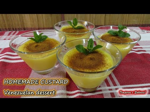 HOMEMADE CUSTARD Venezuela recipe