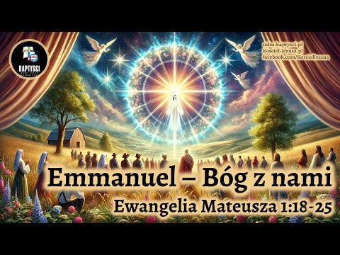 Emmanuel - Bóg z nami 🌟🙏 | Kazanie z Ewangelii Mateusza 1:18-25 📖✨ | Adam Struś 🕊️