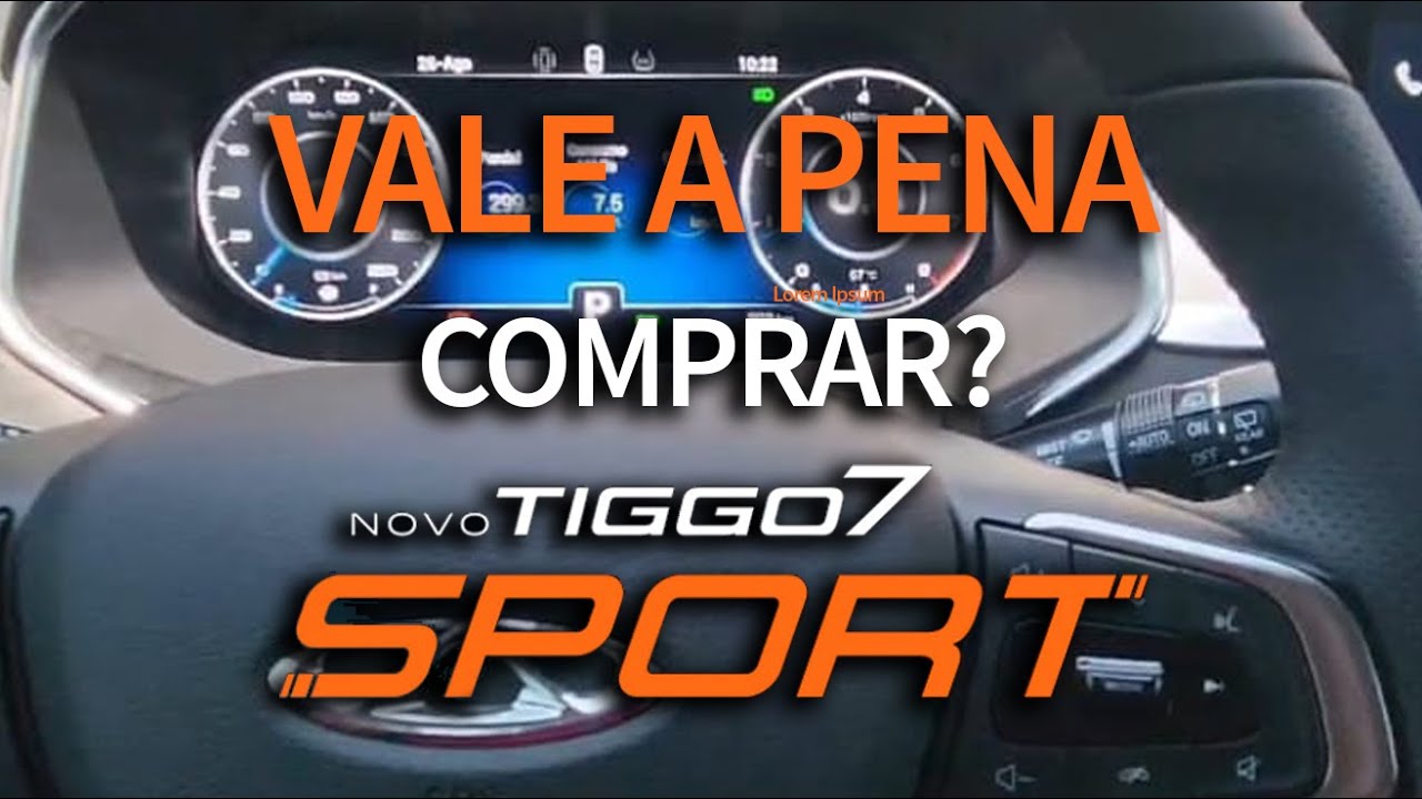 Tiggo 7 Sport 2025 - Vale a pena?
