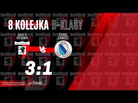 Skrót meczu Gryf II Sicienko - Iskra Zamość-Rynarzewo 3:1