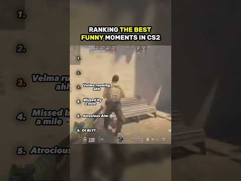 Ranking The BEST Funny Moments in CS2 #counterstrike2 #shorts