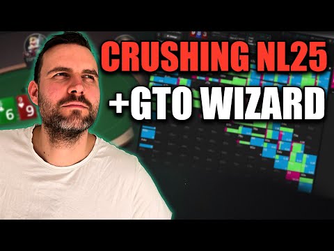 Crushing NL25: How to Exploit Opponent + GTO Wizard Review!