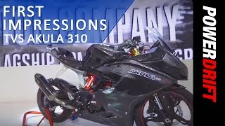 TVS Akula 310 : First Look : PowerDrift