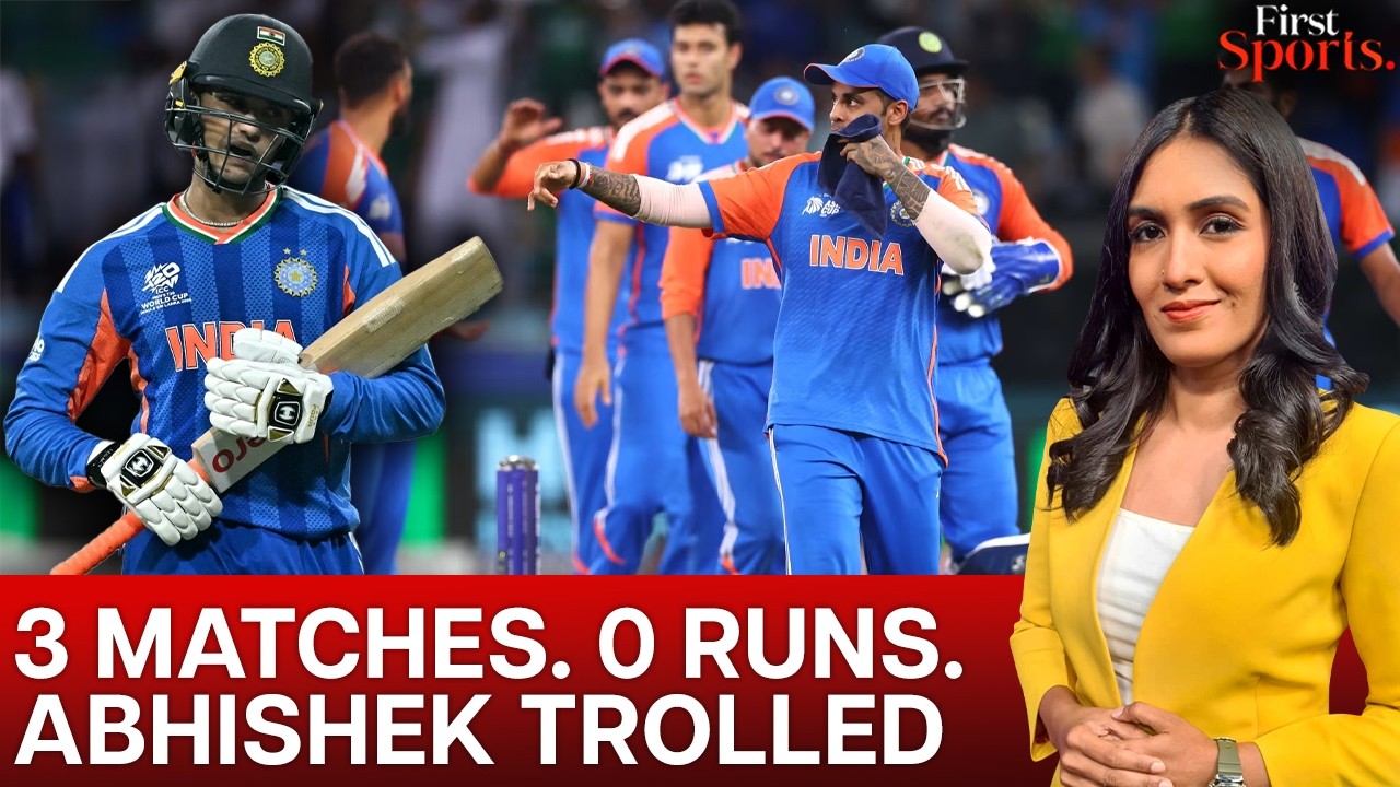 T20 WC: Abhishek Trolled For Consecutive Ducks; Worrying For India? | First Sports With Rupha Ramani