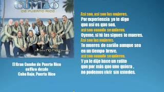 ASÍ SON LAS MUJERES, El Gran Combo de Puerto Rico cantando Gilberto Santa Rosa