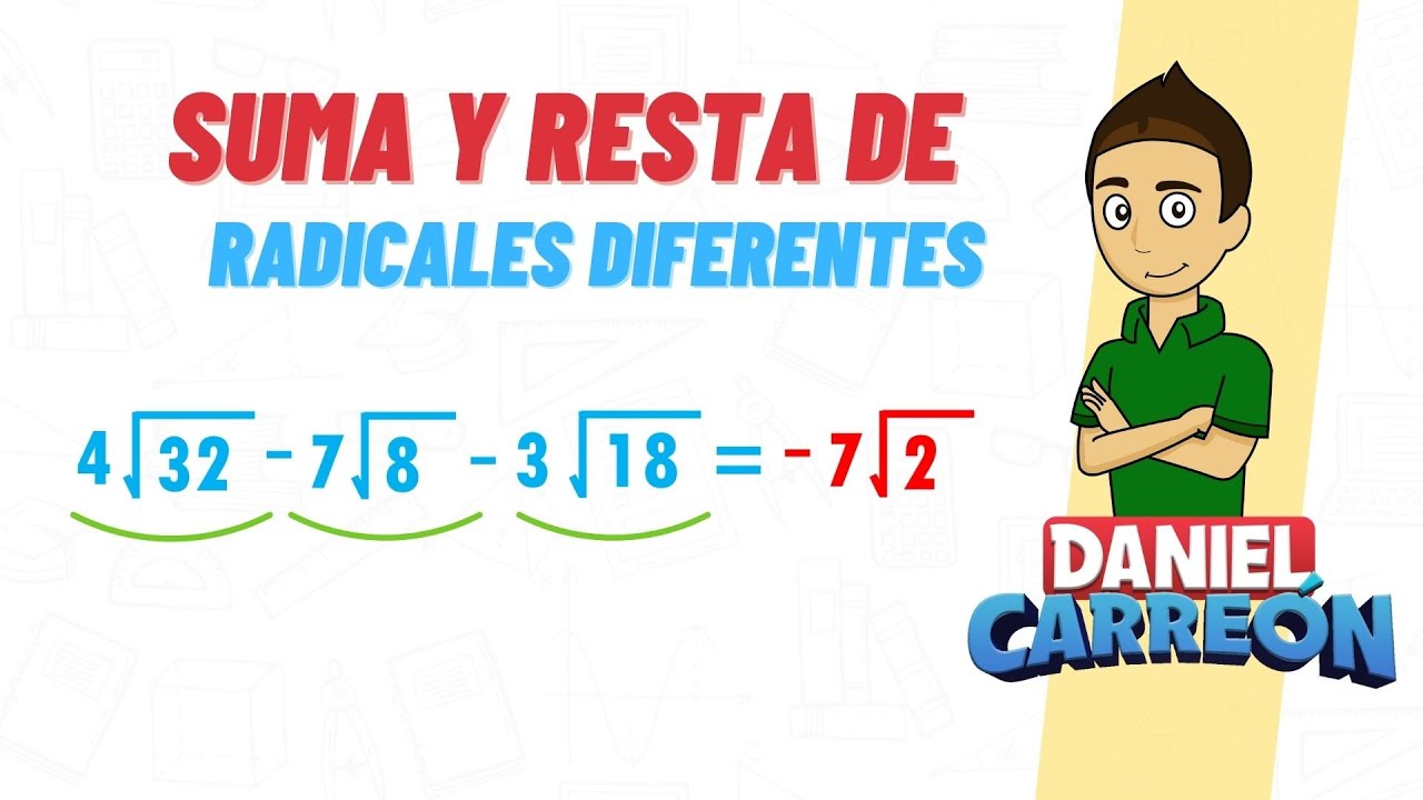 ADDITION AND SUBTRACTION OF DIFFERENT RADICALS Super easy - For beginners