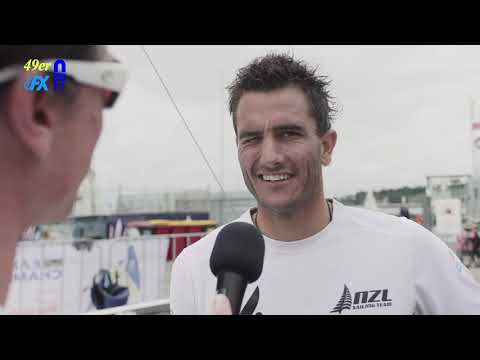 2020 49er World Championships - Day 3 Interview with Blair Tuke