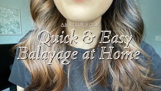 Balayage at Home | Realistic Result