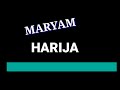MARYAM HARIJA