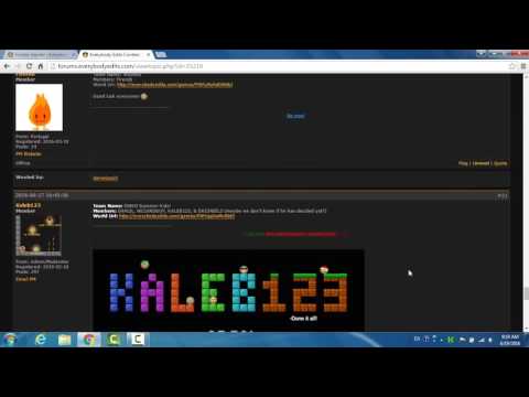How To Woot | Tutorial of Everybody Edits Forum