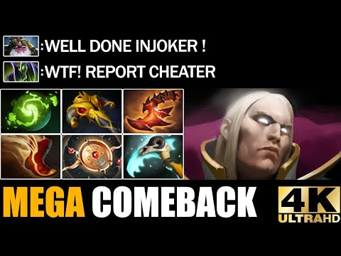 From Bad Start To Final Boss Invoker 100% Outplay All - Epic Mega Comeback Dota 2 Pro Rank Gameplay