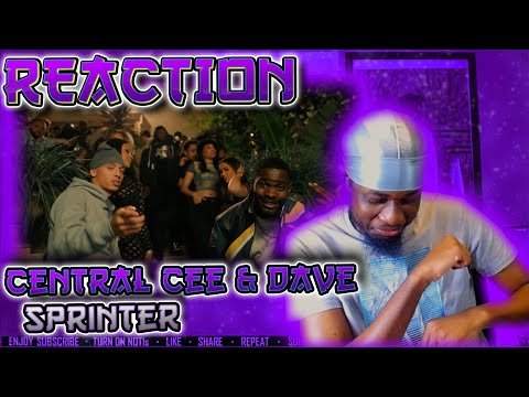 COLLAB OF THE YEAR🔥 | Central Cee x Dave - Sprinter [Music Video] [REACTION]
