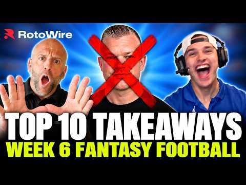 Thumbnail for 10 BIGGEST Fantasy Football Takeaways from Week  6