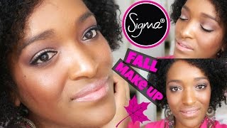 Fall Make up / Maquillage d'Automne avec SIGMA
