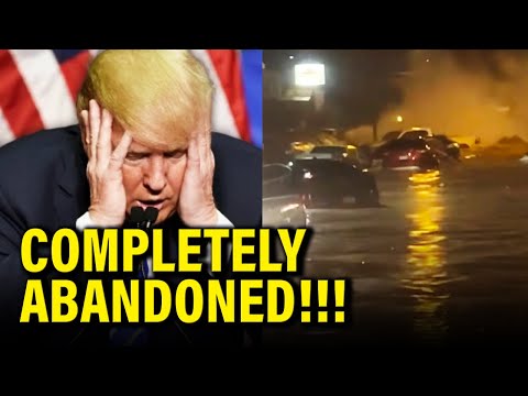 Trump ABANDONS HIS DUTY…leaves state IN RUINS after DEADLY FLOOD!