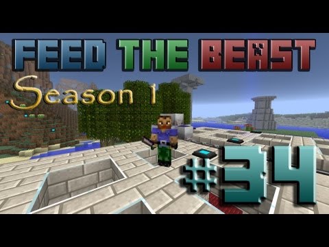 Minecraft FTB Season 1 - Ep. 34 - I'm floating in slime balls...