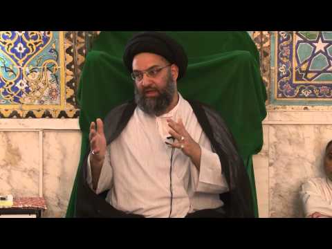 ⁣السيد محمد صادق الخرسان لقاء مع اصحاب المحلات المجاورة للعتبة العلوية 4 ذو القعدة  12 9 2013