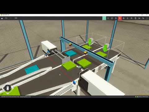 Factory IO Scene: Separating Station