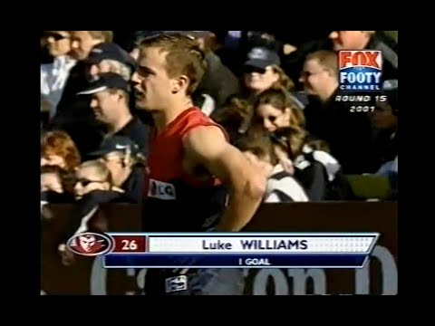 Luke Williams - Melbourne - 2 goals v Carlton - 2001 Round 15 - Princes Park - AFL