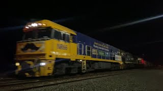 3MP5 Pacific National intermodal with NR66 (PNA) NR65 NR102 at Gheringhap headed for Perth 13/5/2025