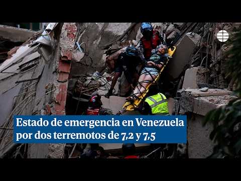 Estat d'emergència a Veneçuela després de dos grans terratrèmols de 7,2 i 7,5