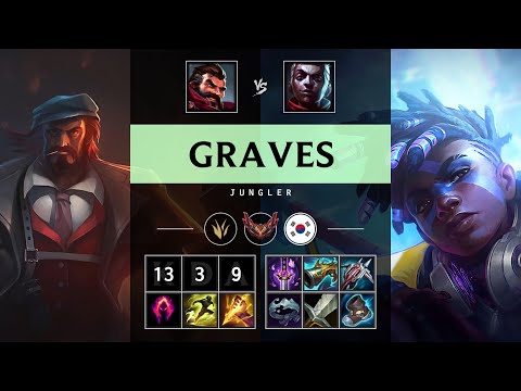 Graves Jungle vs Ekko - KR Grandmaster Patch 25.16