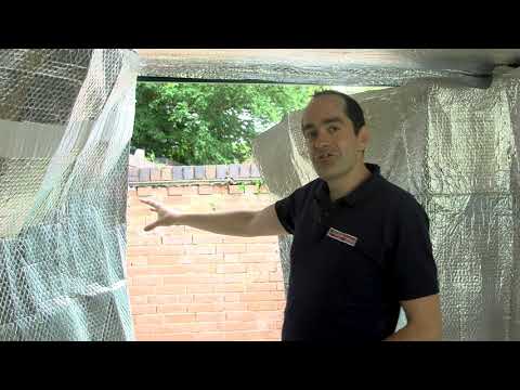 How to fit an insulation kit into a flat pack storage container