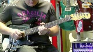 Fender Blacktop HSH Strat with  H & K Tubemeister 18 Head Demo - Richie Stopforth @ PMTVUK