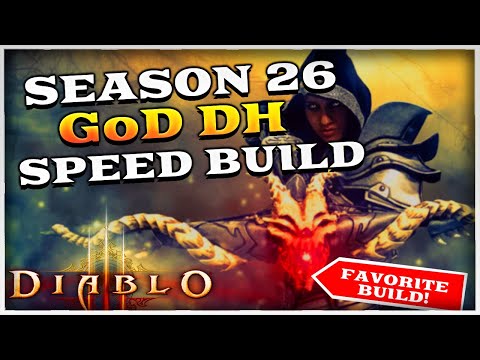 Diablo 3 GoD Demon Hunter SPEED GR Build Season 26! (SO FAST)