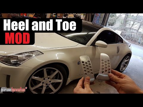 Nissan 350Z / Infiniti G35 Heel & Toe Mod/ Rev-match (380RS Gas Pedal) | AnthonyJ350