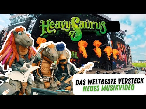 🤘 Heavysaurus – Das weltbeste Versteck 🦖🤘 Das neue Dino Metal Kinderlied (Musikvideo)
