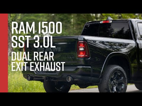 2025 RAM 1500 SST 3.0L // MBRP 3" Cat-Back, Dual Rear Exit Exhaust