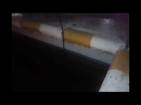 A pool slightly shaking in Sastre, Santa Fé Province, Argentina, after the M8.3 earthquake in Chile