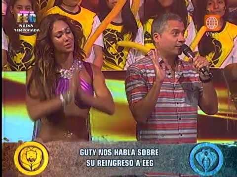 EEG - Melissa y Guty se saludan con un beso - 26/01/2016