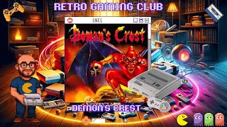 Demon’s Crest | SNES | Review & Gameplay | Dark Action Platformer Classic!