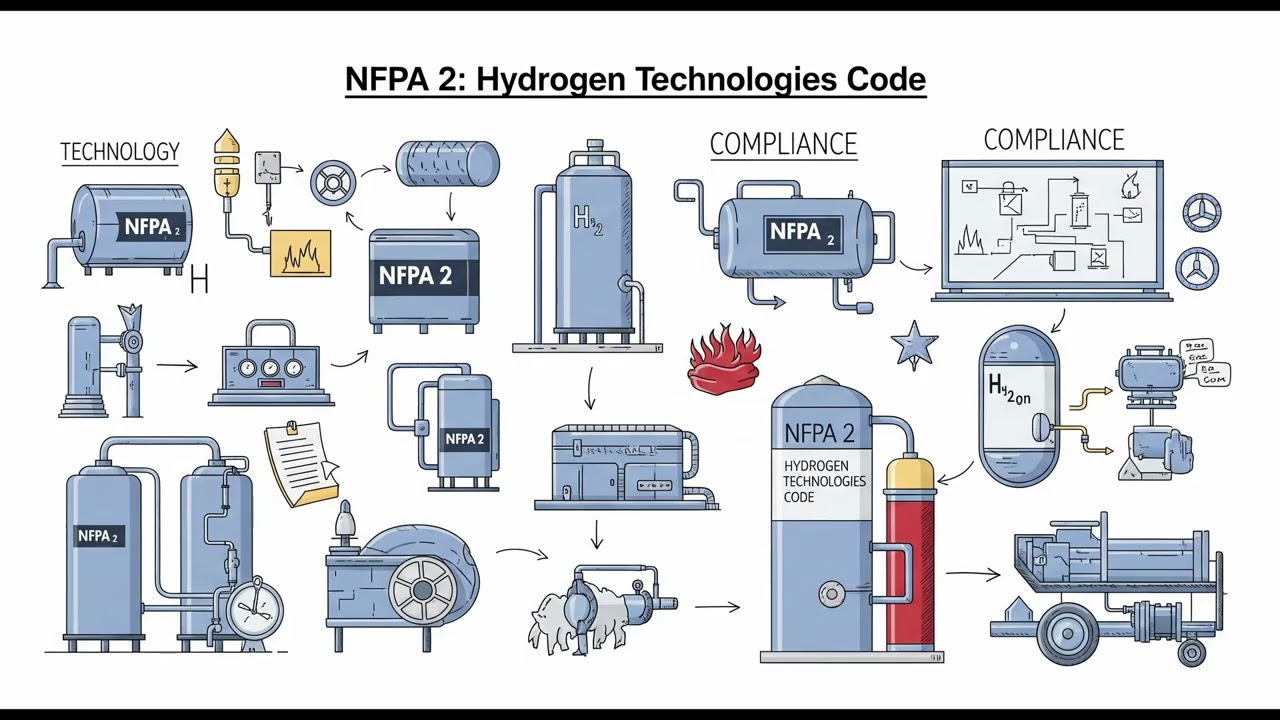 NFPA 2 Code Explained – Hydrogen Safety in Fire Protection Design
