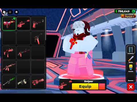 Claiming the Holiday Sniper Skin in Flag wars