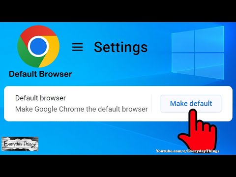 How to make Google Chrome your default browser - Windows 10