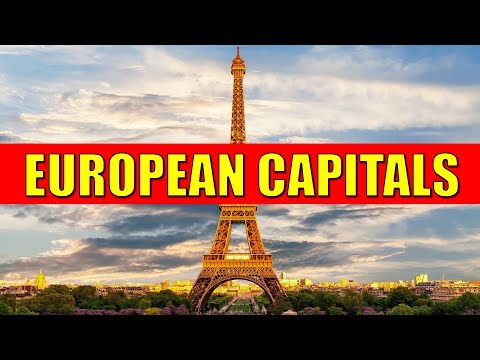 EUROPEAN CAPITALS - Learn Countries and Capital Cities of Europe with Flags