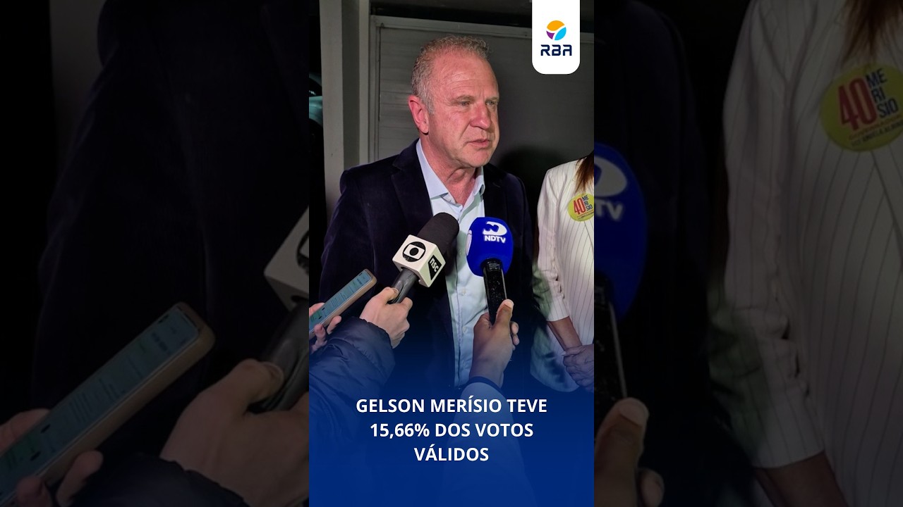 Gelson Merísio teve 15,66% dos votos válidos