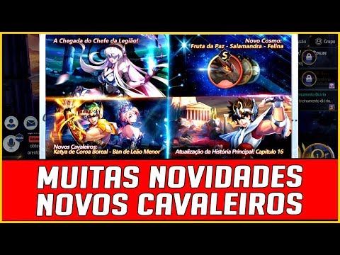 NOVOS CAVALEIROS, NOVOS COSMOS, NOVOS EVENTOS E MUITO MAIS! - Saint Seiya Awakening #10