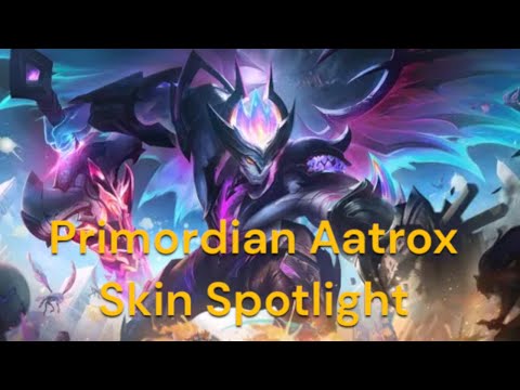 Primordian Aatrox Skin Spotlight - League of Legends