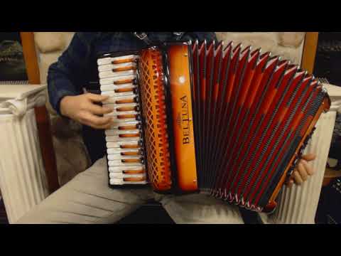BELTSTUIVC72EO - Electric Orange Beltuna Studio IV Piano Accordion LMMM 34 72 $5999