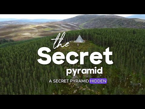 The Secret Pyramid in Scotland close to Balmoral Castle.