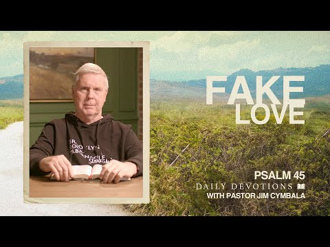 Fake Love | Psalm 45 | Daily Devotions | Pastor Jim Cymbala