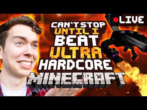 Ultra Hardcore Minecraft... Non Stop... Until I Beat It.