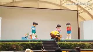 ジャイアンの首が元に戻ります