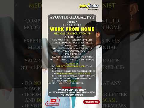 Offline Scribe Jobs