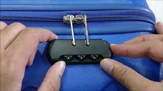 how set luggage lock in less then 3minutes with full demo in detail easy way