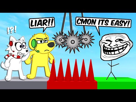 ROBLOX TROLL OBBY MAKES US RAGE!! Troll Obby Challenge